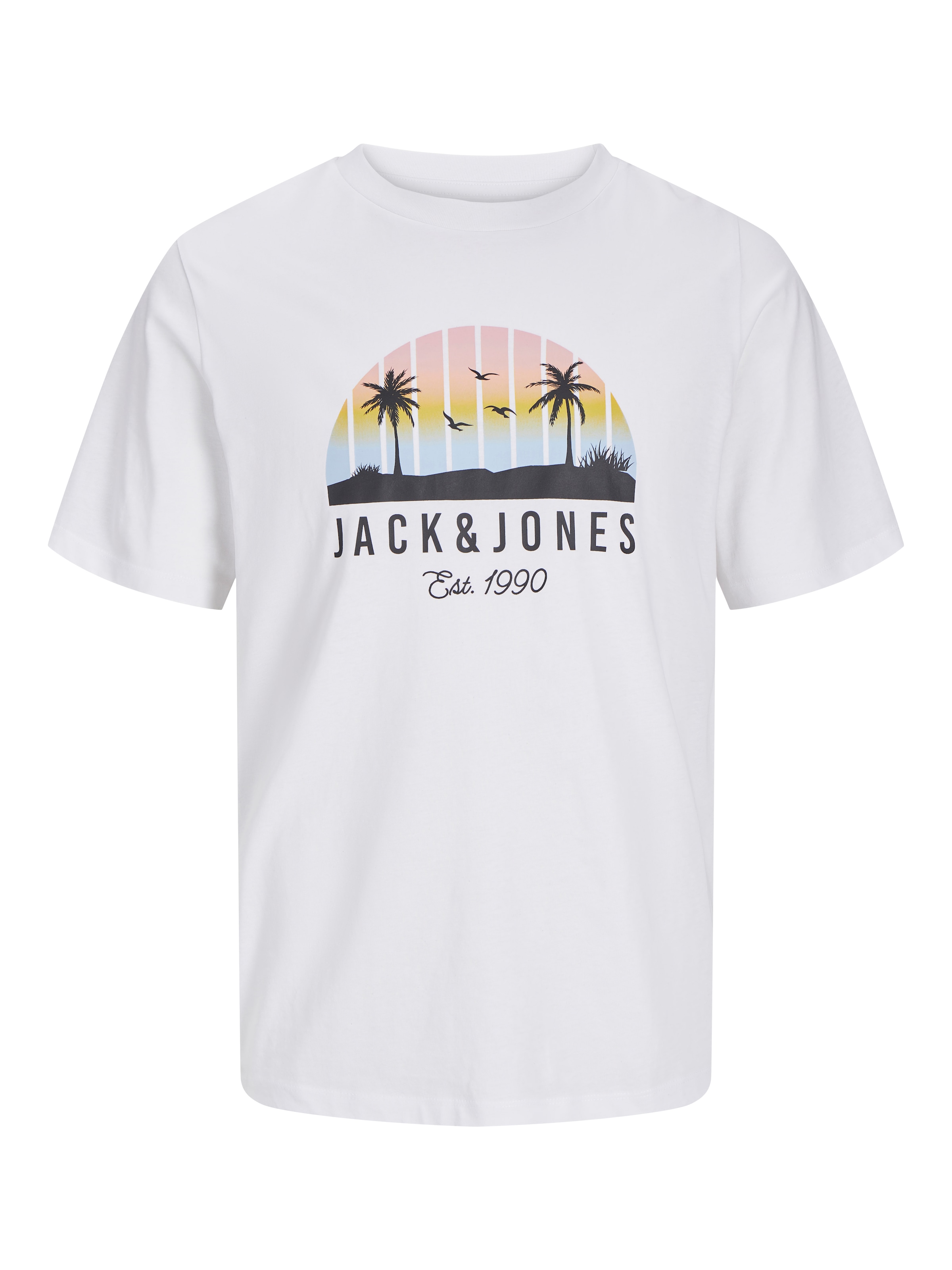 Jack & Jones Junior Футболка в черном и белом цветах — фото 3