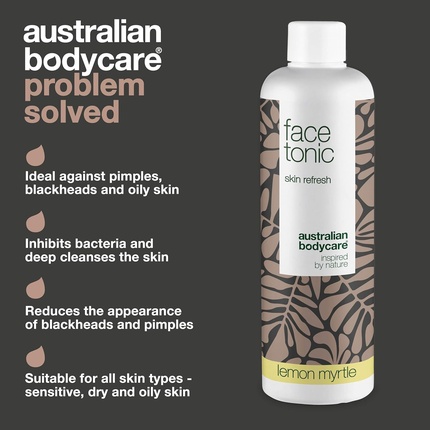 Тоник Australian Bodycare — Face Tonic with Lemon Myrtle - Alcohol Free with Tea Tree Oil, 150 мл — фото 3