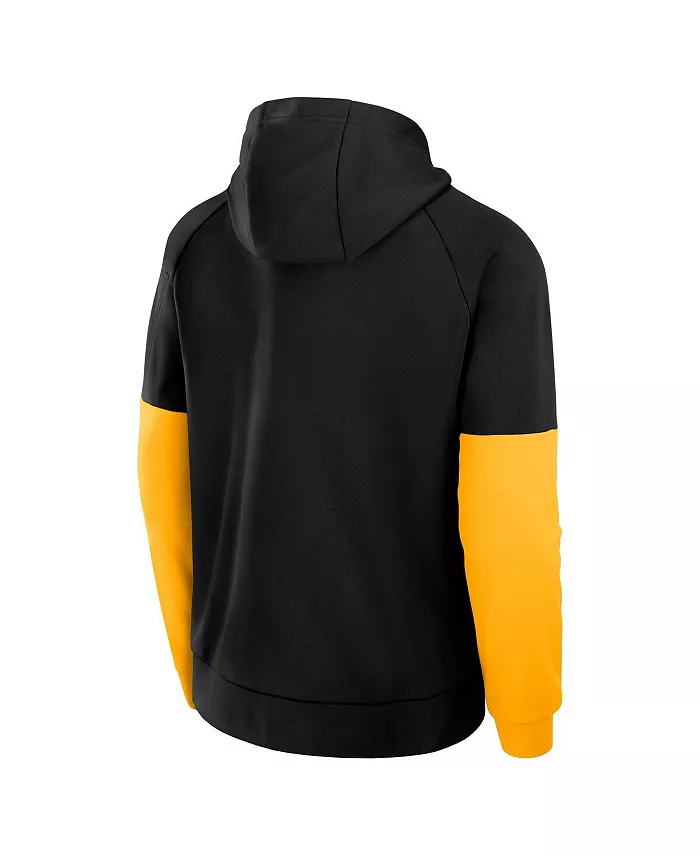 Мужская черная толстовка с капюшоном Iowa Hawkeyes для тренировок Nike — фото 2