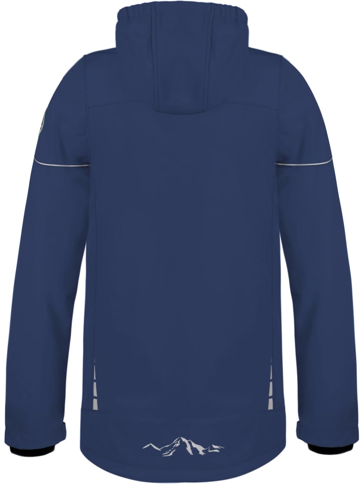 Детская куртка Galway softshell синего цвета Normani Outdoor Sports — фото 3