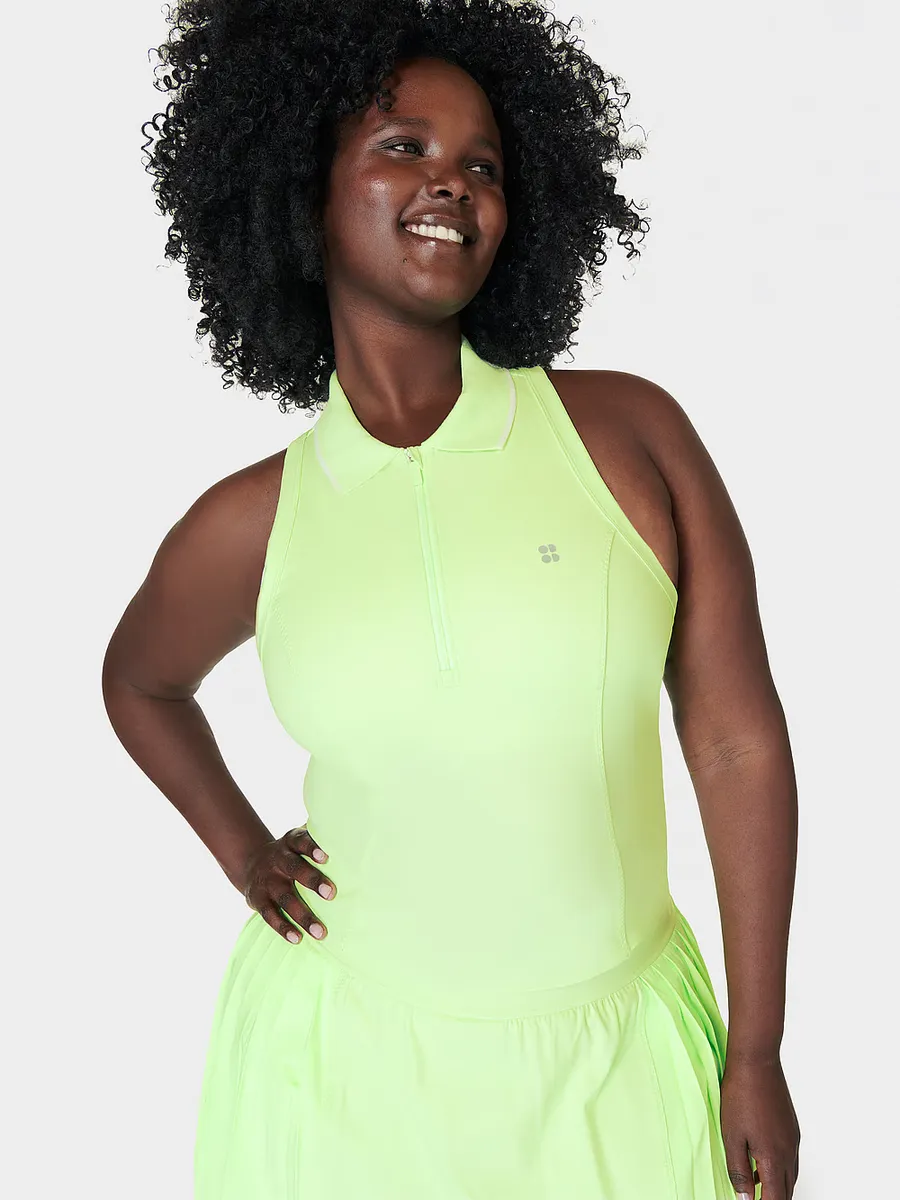 

Теннисная майка Power Match Point Sweaty Betty, зеленый