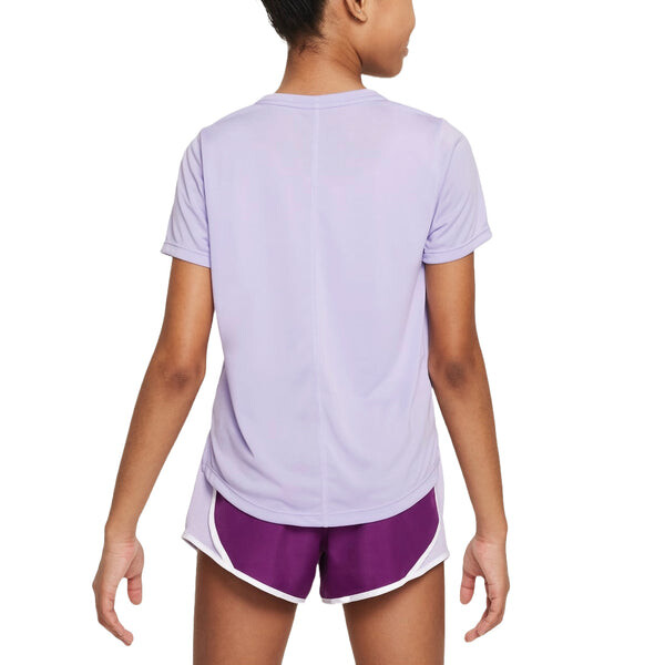 Футболка dri-fit training t-shirt 'light purple' Nike, мультиколор — фото 2