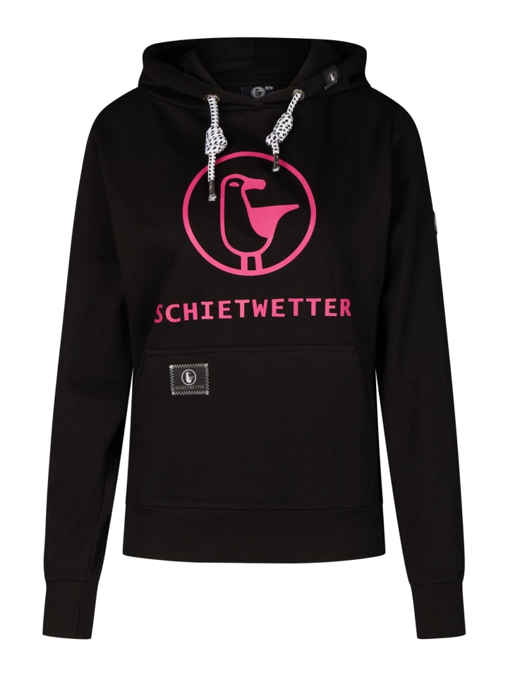 

Толстовка SCHIETWETTER, цвет black/neonpink