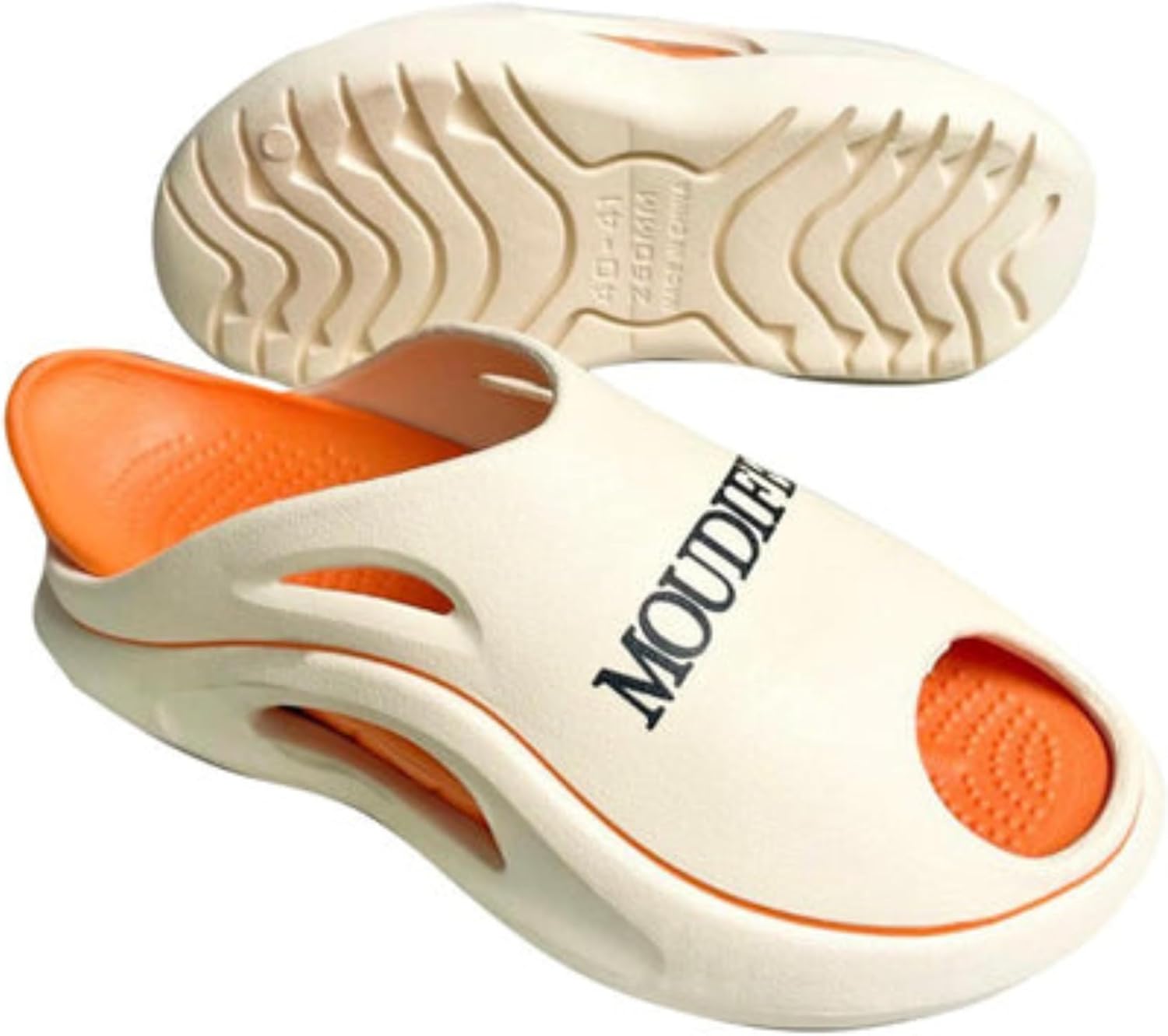 

Тапочки Moudifer Cloud для женщин и мужчин- тапочки для дома с поддержкой арки, легкие домашние горки, Толстая подошва и не скользящие сандалии для ванной- унисекс-тапочки- максимальный комфорт и простота в чистке, слоновая кость
