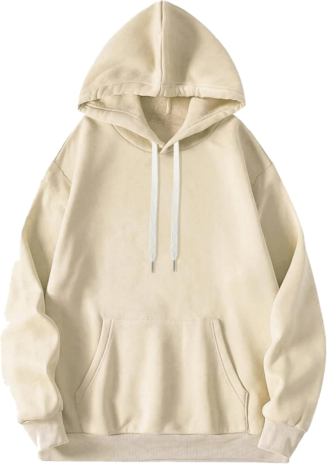 

Мужская повседневная худи с капюшоном на шнурке и карманом-кенгуру Vxuxlje