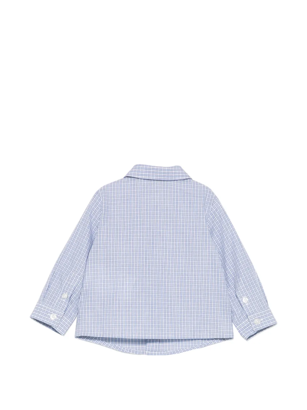 Рубашка в клетку Emporio Armani Kids, синий — фото 2