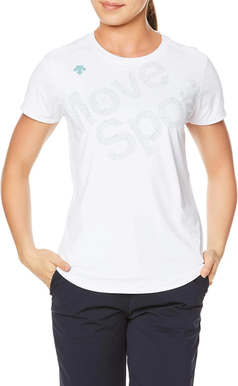 

Descente DMWRJA50 Женская футболка, High Gauge с коротким рукавом DESCENTE(デサント)