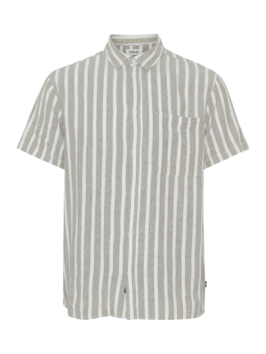 

Рубашка на пуговицах классического кроя !Solid Fried, Khaki