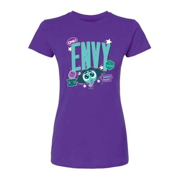

Футболка с наклейками S Inside Out 2 Envy Juniors Disney / Pixar, фиолетовый