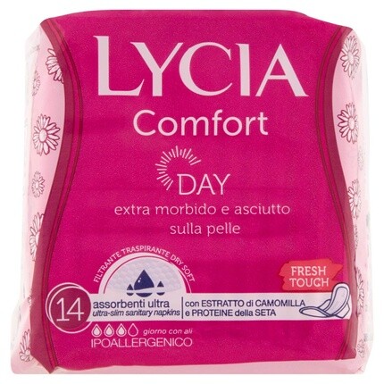 

Женские гигиенические прокладки Lycia Ultra с крылышками, 14 шт.