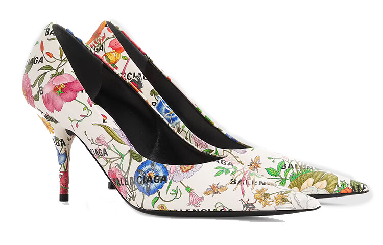 Туфли женские Gucci x Balenciaga The Hacker Project, белый