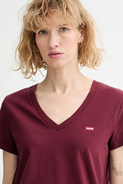 Футболка с V-образным вырезом Perfect Vneck Levi's, синий — фото 4