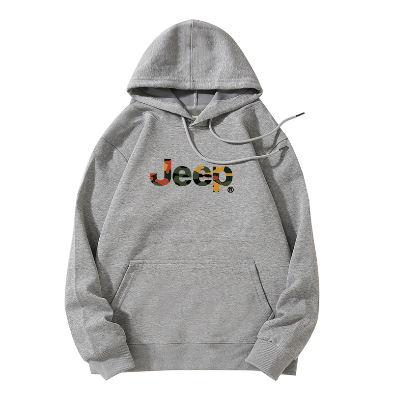 

Толстовка Unisex Hooded Moderate Heavyweight Jeep, heather серый