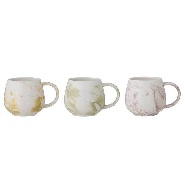 

Набор кружек пальма, 3 шт. Bloomingville, мультколор