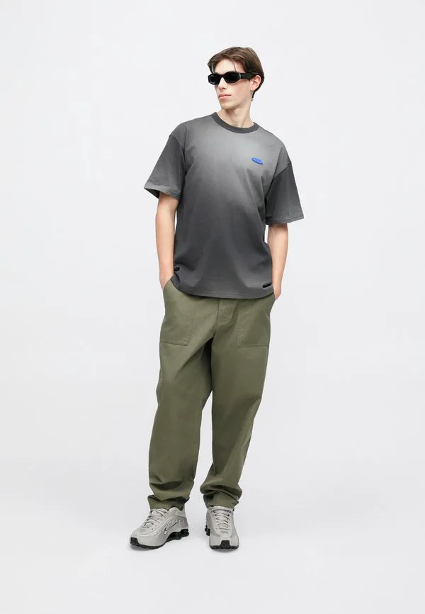 Футболка с принтом, имитирующим стирку. Nike Sportswear, Anthracite — фото 3