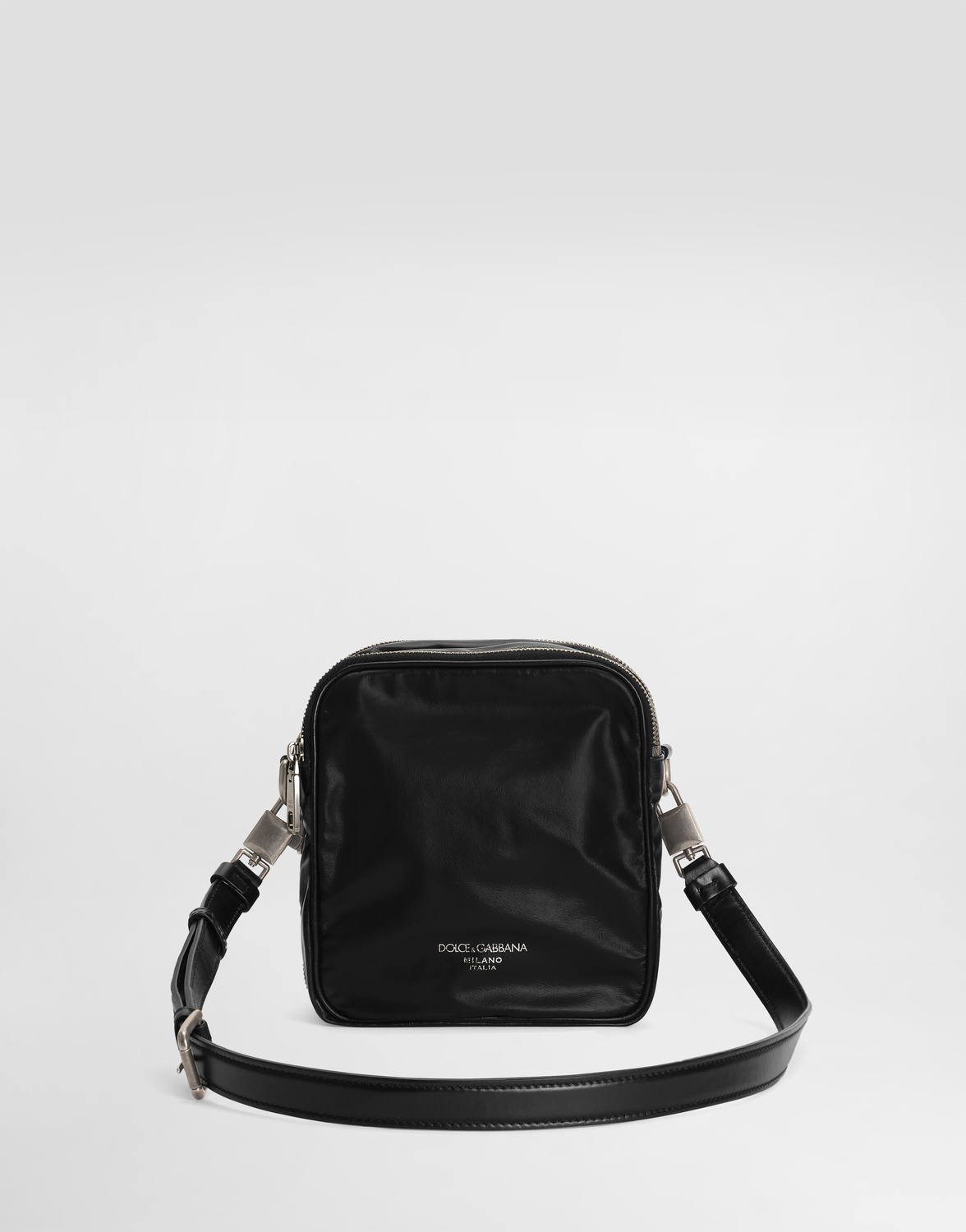 

Кожаная сумка DOLCE & GABBANA, черный