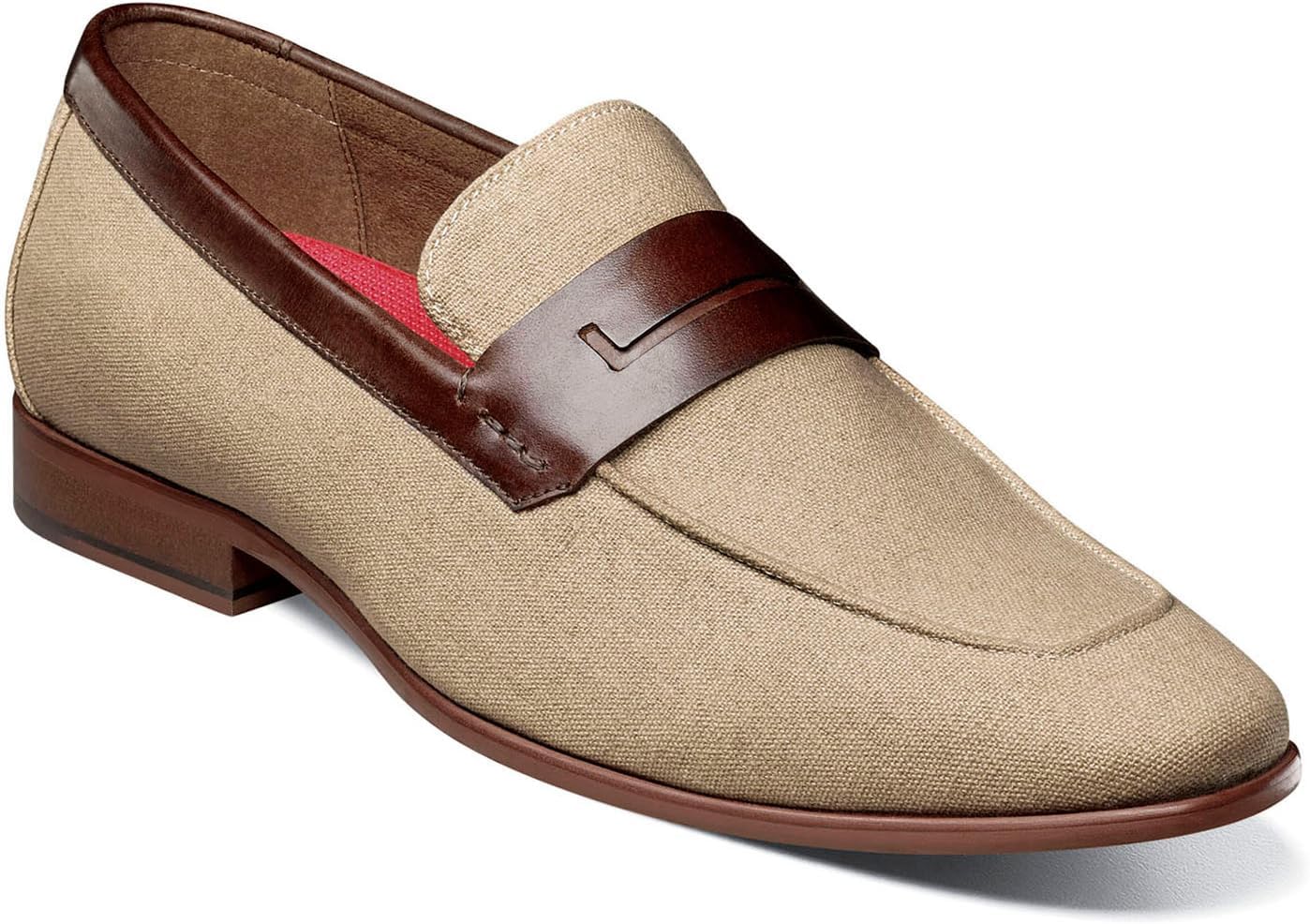 Мужские лоферы Stacy Adams Gill Saddle Slip-on, песочный — фото 2