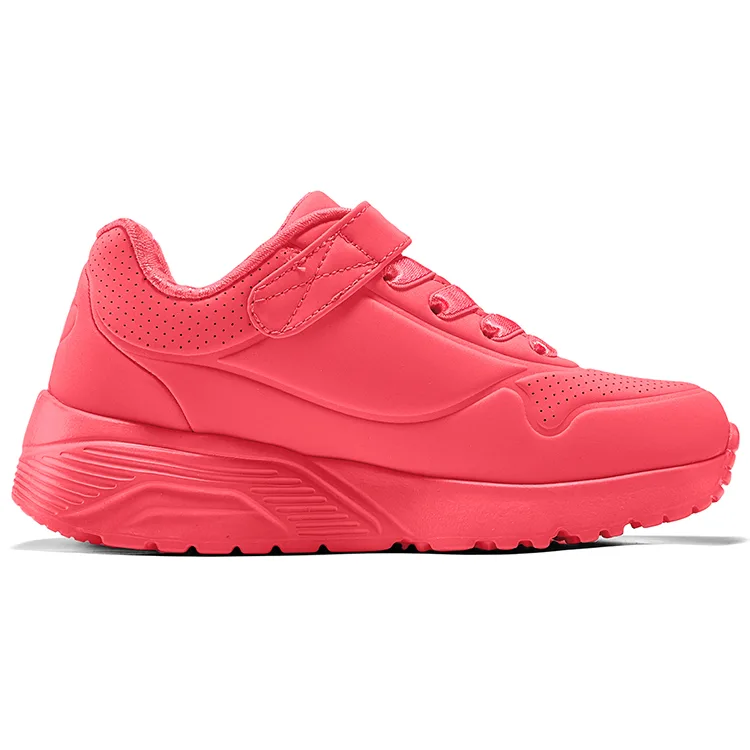 Skechers Kids Детские повседневные кроссовки Neon Pink Kids с противоскользящей и износостойкой подошвой — фото 3