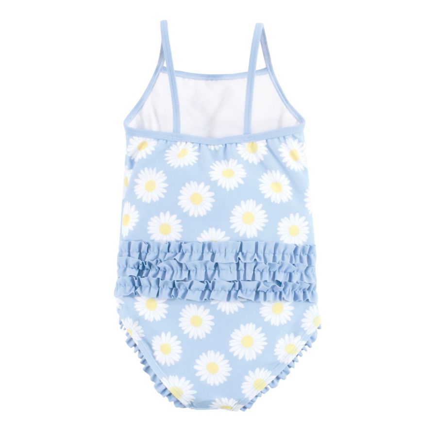 Детский купальник, с леопардовым принтом Hudson Baby, Blue daisy — фото 2