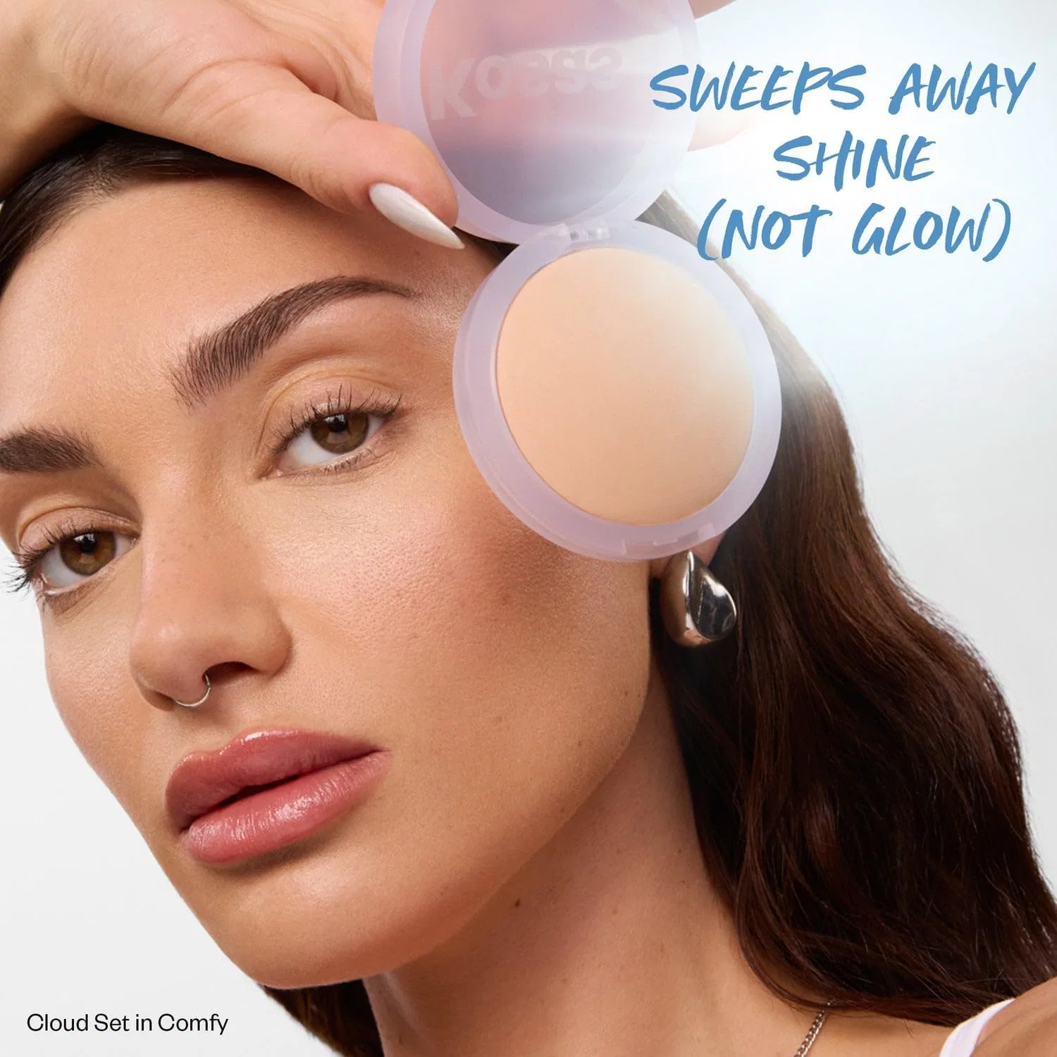 Пудра для лица Kosas Cloud Set, pressed, 9.35 г, Sheer Medium — фото 3