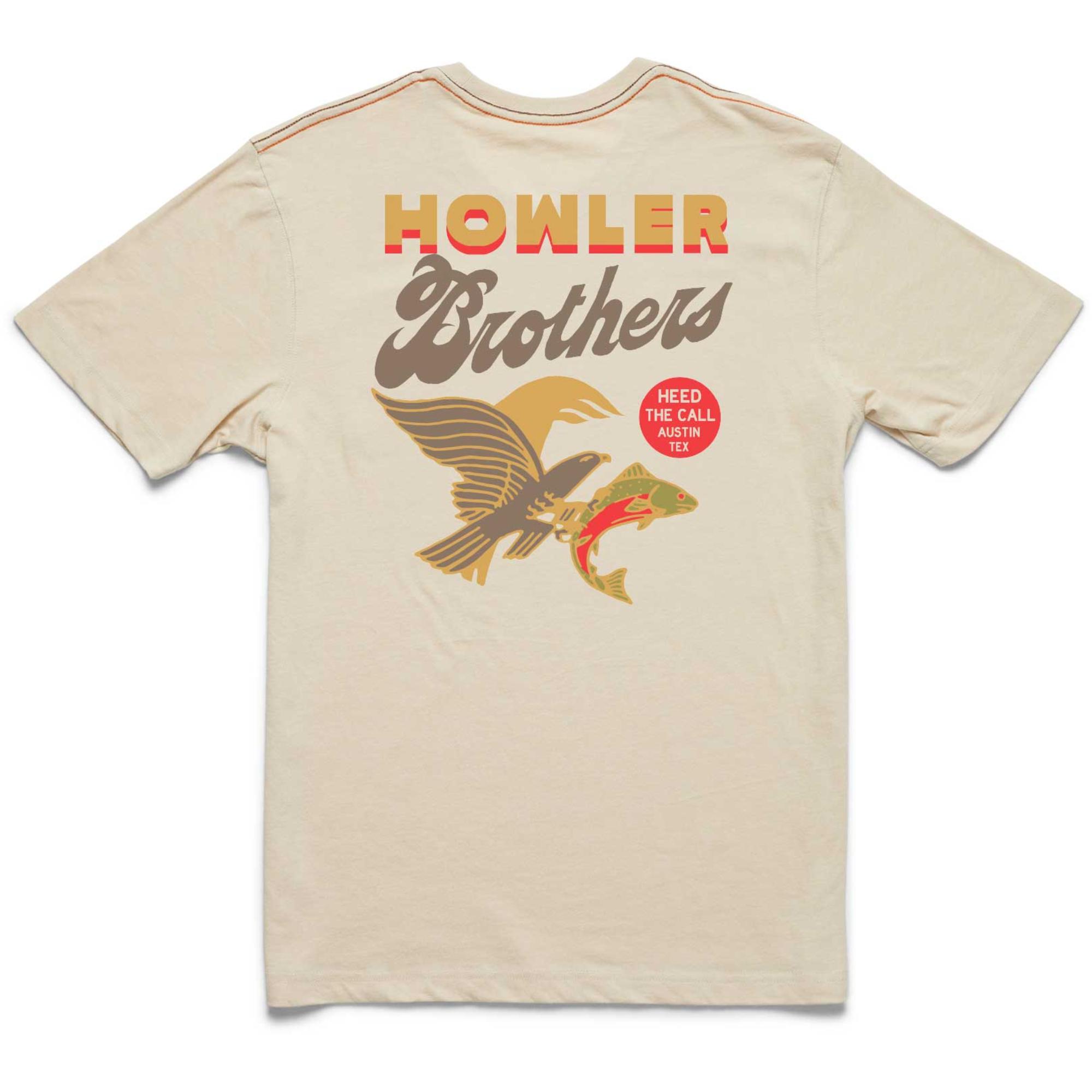 

Мужская футболка с коротким рукавом и карманом Howler Brothers, Osprey Prey/Sand Heather, Бежевый, Мужская футболка с коротким рукавом и карманом Howler Brothers, Osprey Prey/Sand Heather