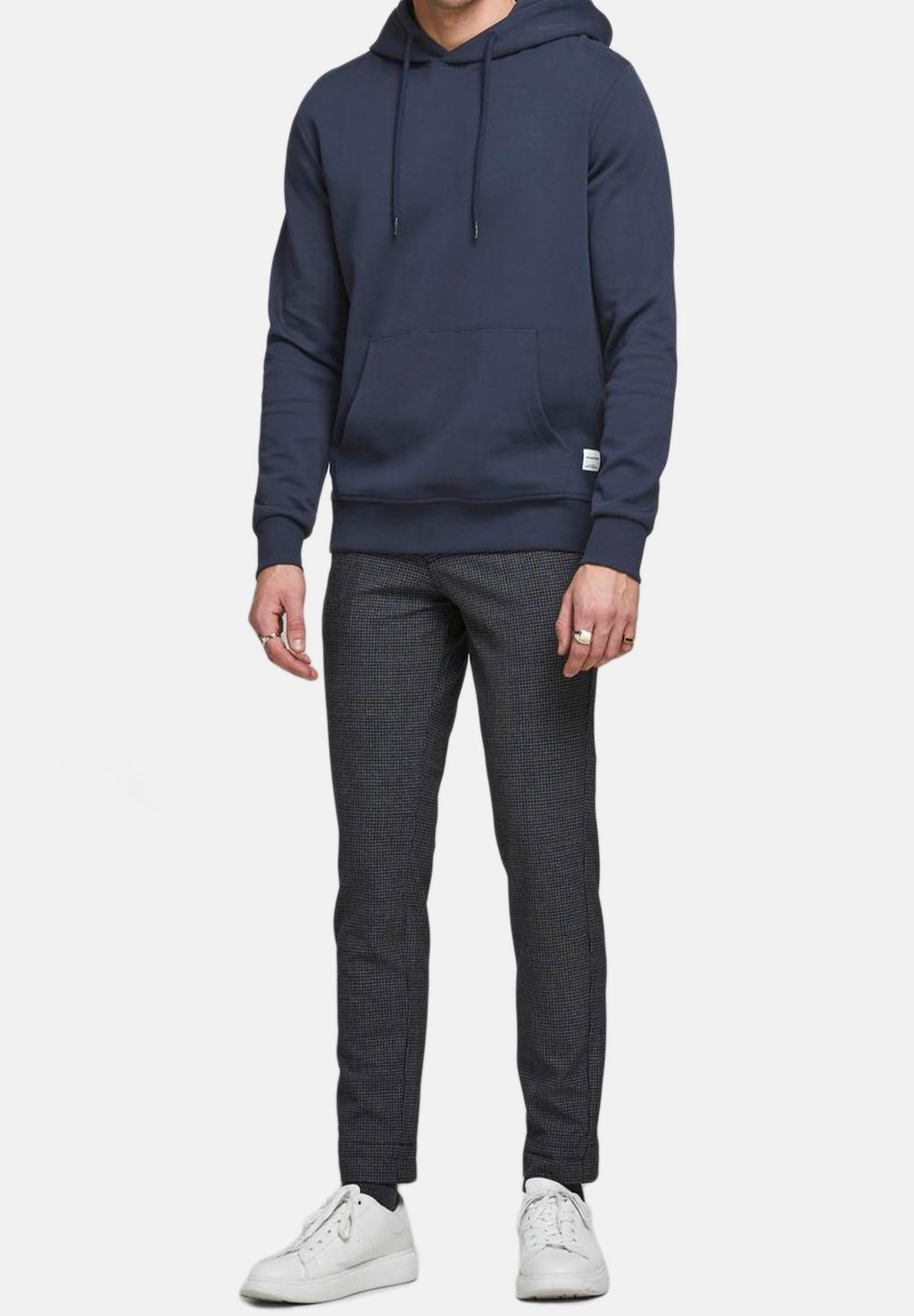 

Толстовка 2ER PACK BASIC - Hoodie Jack & Jones, черный/темно-синий