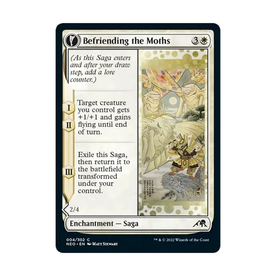 

CCG Подружиться с мотыльками (С) (Фольга), MTG - Kamigawa : Neon Dynasty