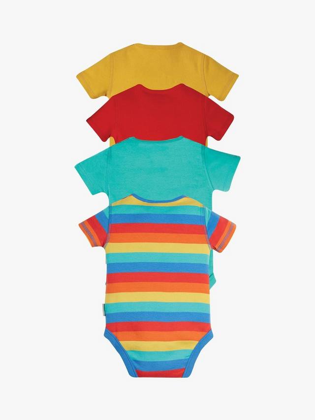 

Боди baby over the rainbow из органического хлопка Frugi, разноцветный