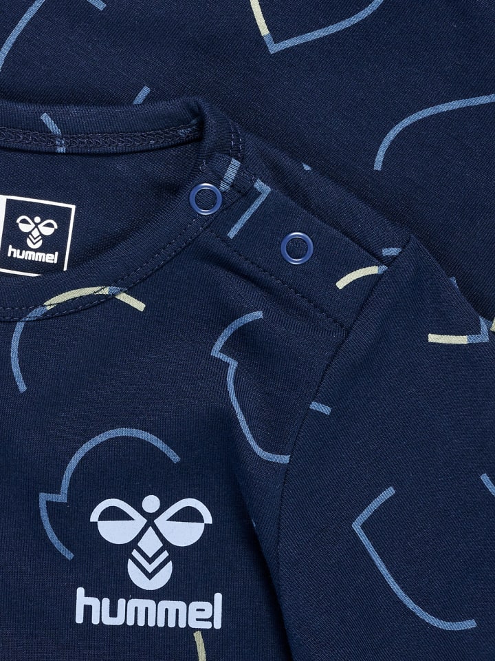 Комбинезон Hummel на кнопках Hmlobi Lifestyle для мальчиков в цвете BLACK IRIS Hummel — фото 3