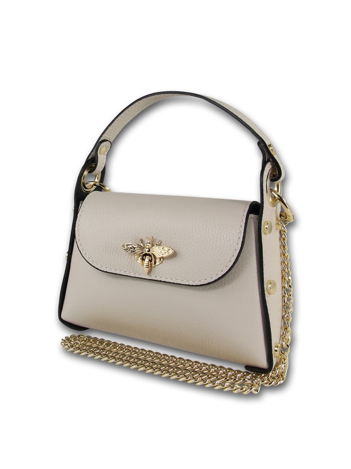 

Кожаная сумка через плечо Toscanto бежевого цвета, примерно 19 см Toscanto