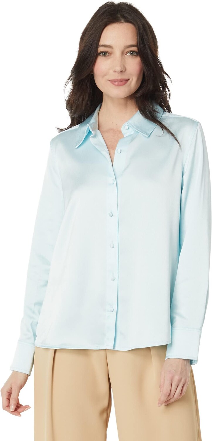 

Рубашка Vince Camuto Long Sleeve Collard Button-Down, цвет Sea Breeze