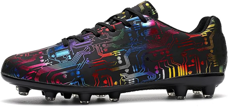 

Унисекс низкие футбольные бутсы AG для тренировок, противоскользящие и износостойкие футбольные кроссовки WELRUNG, черный