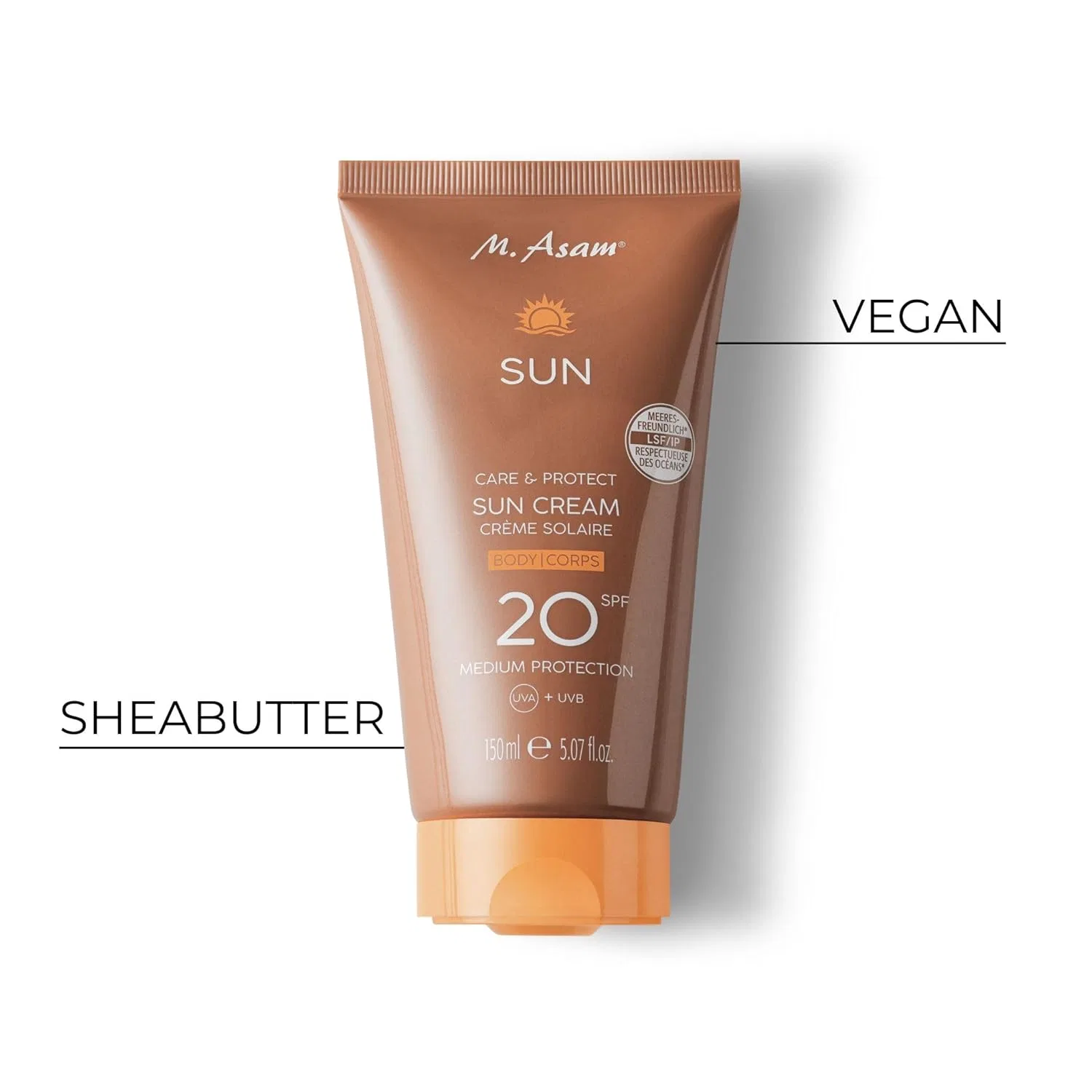 Солнцезащитный крем для тела M. Asam SUN Care & Protect SPF 20 150 мл M. Asam — фото 3