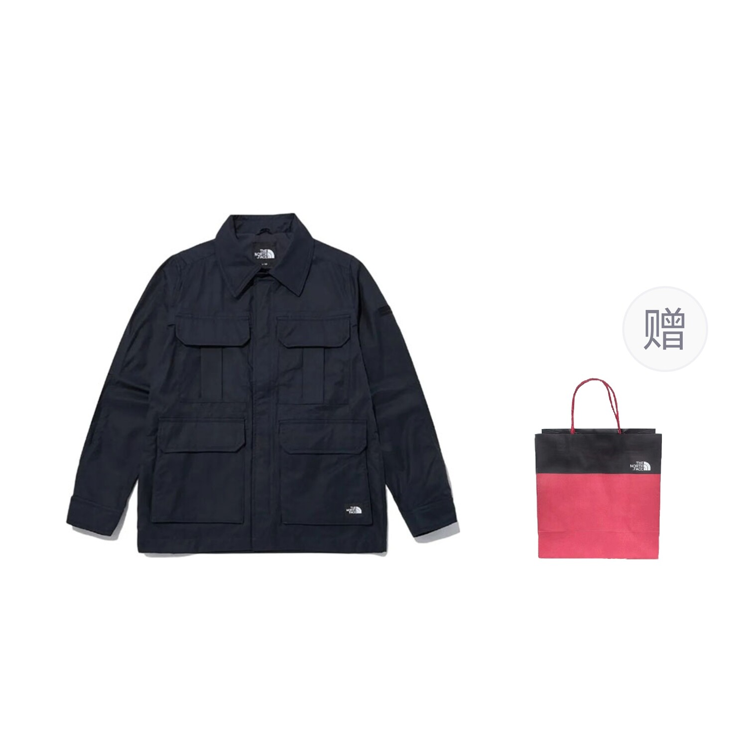 

Куртка мужская синий + подарочный пакет The North Face