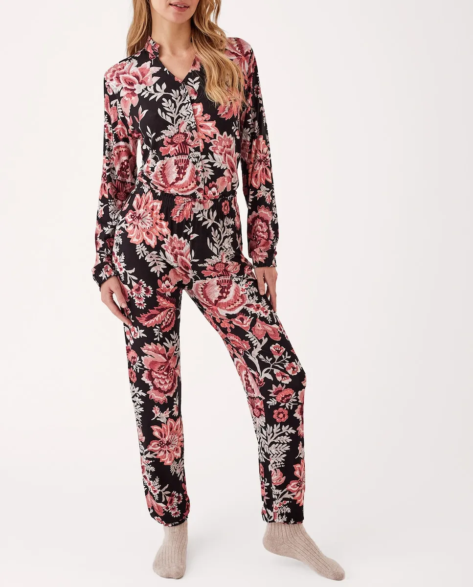 

Пижама смокинг из модала Promise, черный