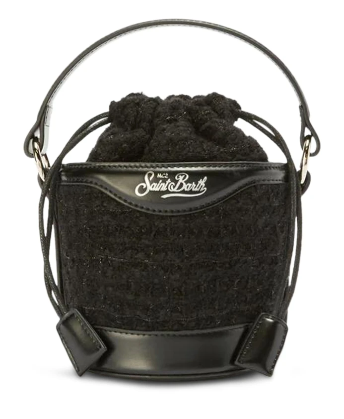 

Твидовая сумка-ведро Mila Mc2 Saint Barth, синий