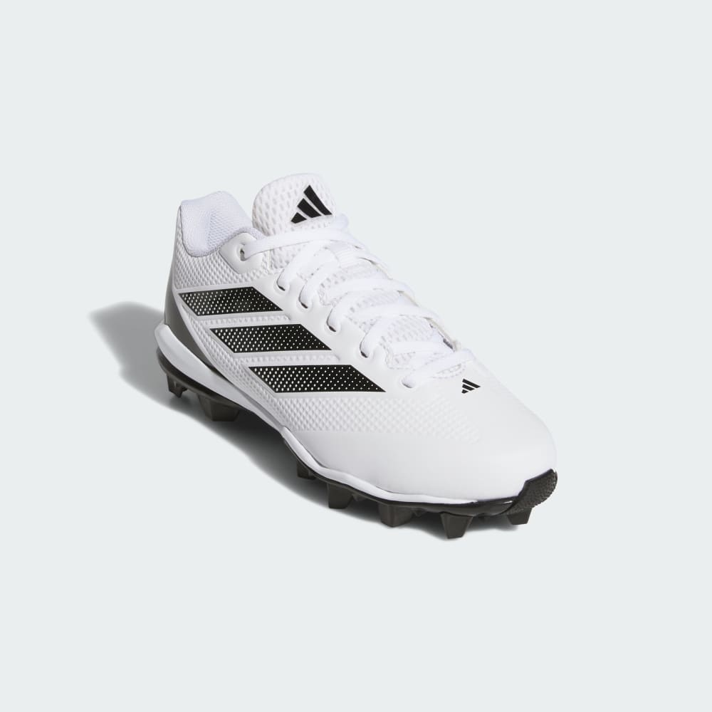 Бутсы Adidas Adizero Impact 2.0 Molded Cleats Kids, цвет Cloud White/Core Black/Core Black — фото 4