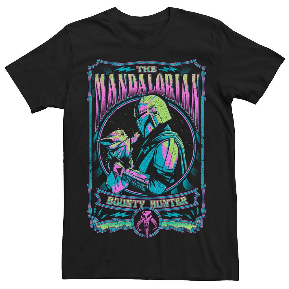 

Футболка Big & Tall Mandalorian Bounty Hunter Licensed Character, черный