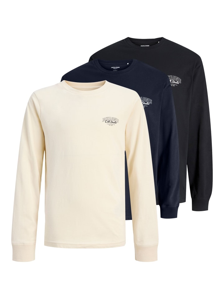 

Рубашка с длинным рукавом JACK & JONES Junior, античный белый