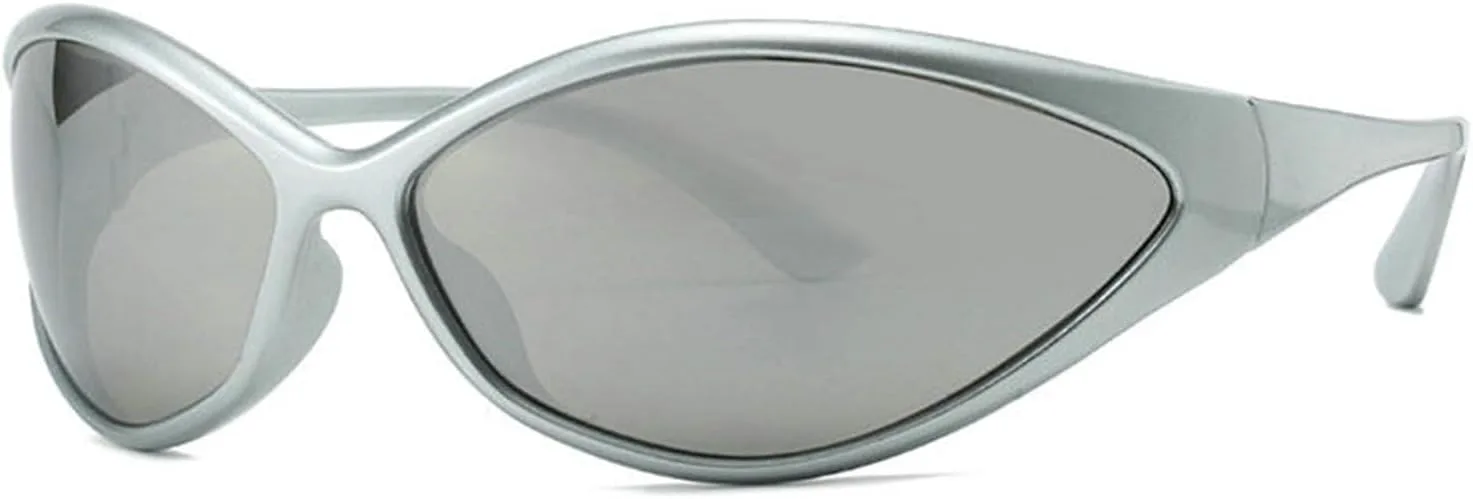 

Солнцезащитные очки Willochra Narrow Cat Eye Wrap Around Y2k для женщин, модные очки в стиле панк для мужчин, очки для езды на велосипеде на открытом воздухе, C9