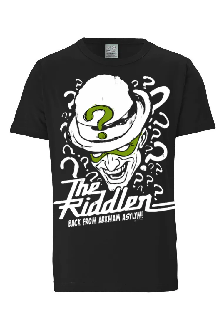 

Футболка Logoshirt "The Riddler - DC Batman - Arkham", с классным принтом спереди, черный