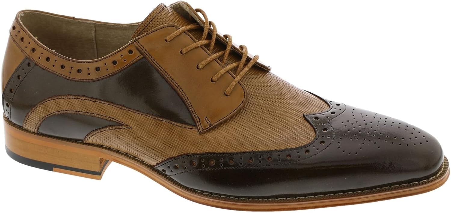 

Мужские туфли Stacy Adams Ivingale Wingtip на шнуровке, коричневый