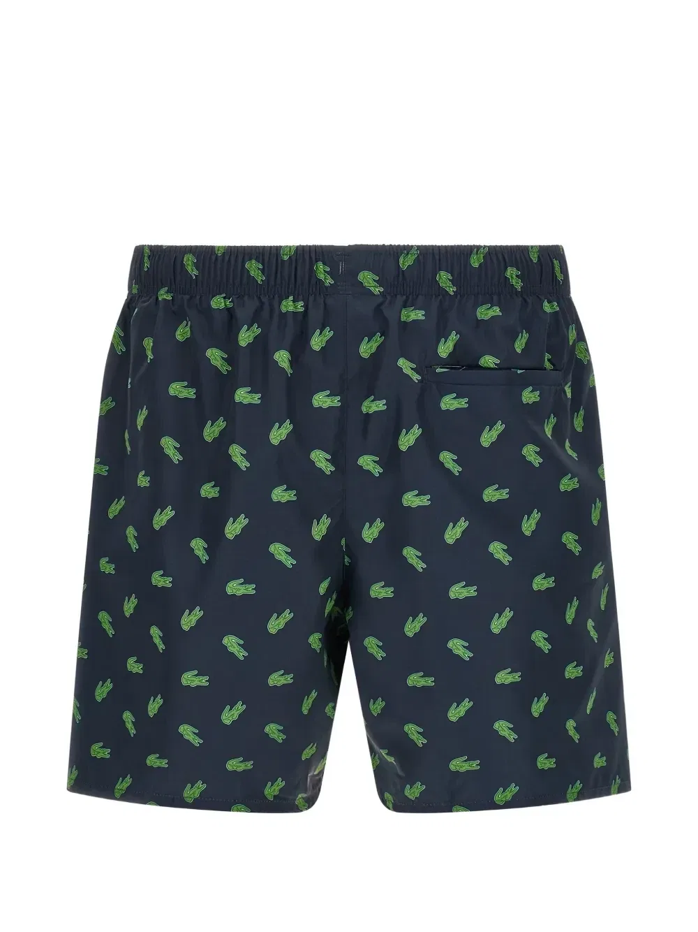Плавки с кулиской и крокодиловым принтом Lacoste, синий — фото 2