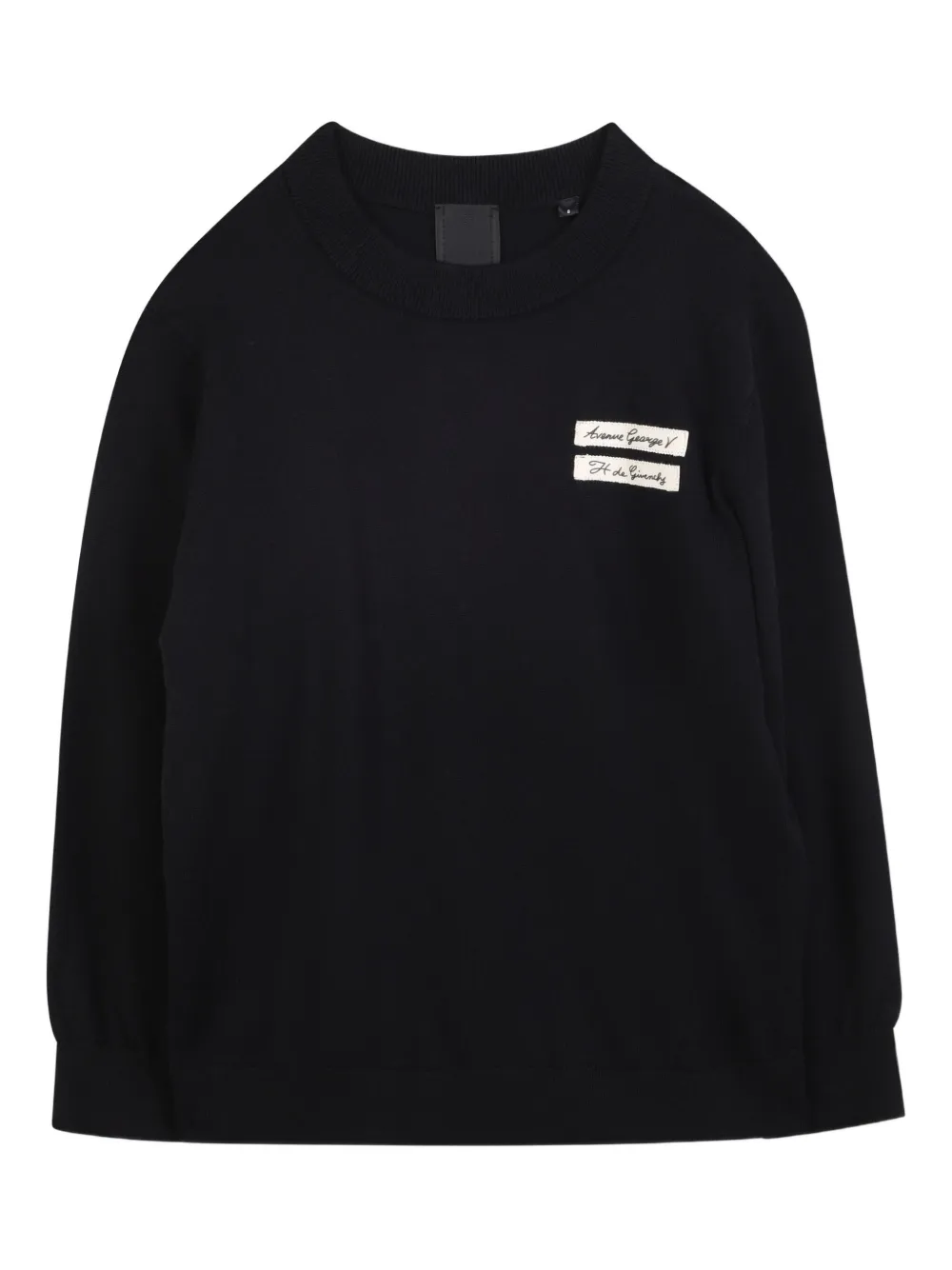 

Толстовка с нашивкой-логотипом Givenchy Kids, черный
