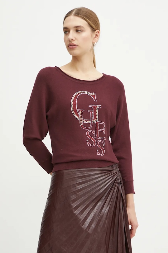 

Свитер Selena Guess, бордовый