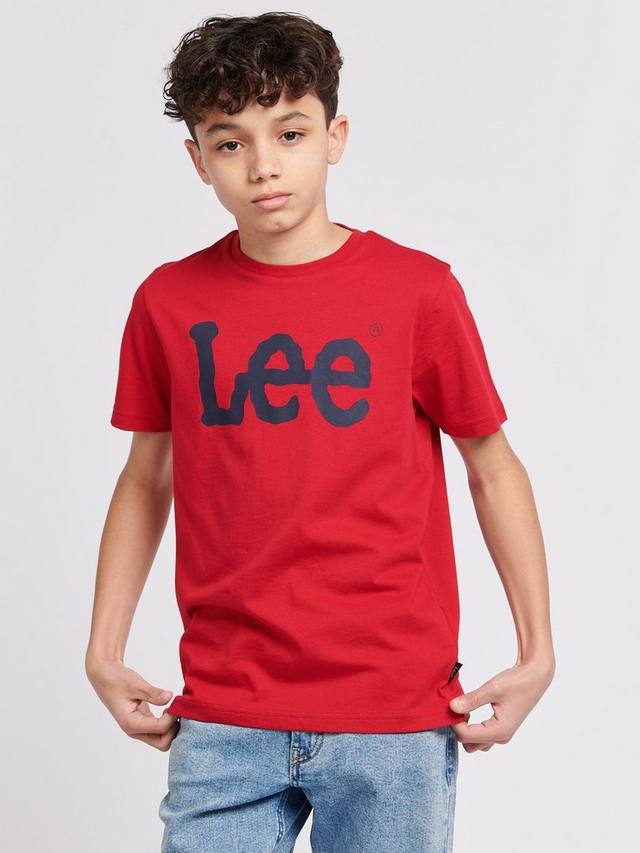 

Футболка для детей с логотипом Wobbly Lee, Tango Red