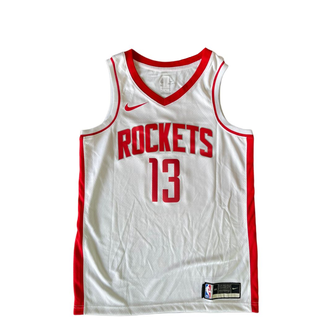 

Баскетбольная футболка Houston Rockets мужская Nike, белый