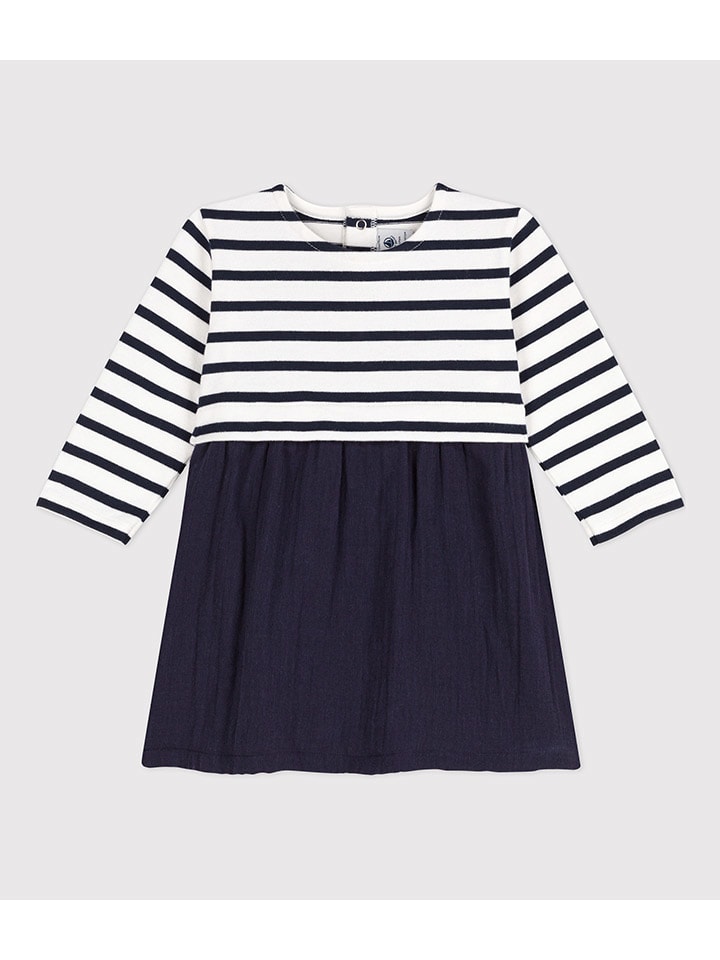 

Платье PETIT BATEAU, темно-синий/белый