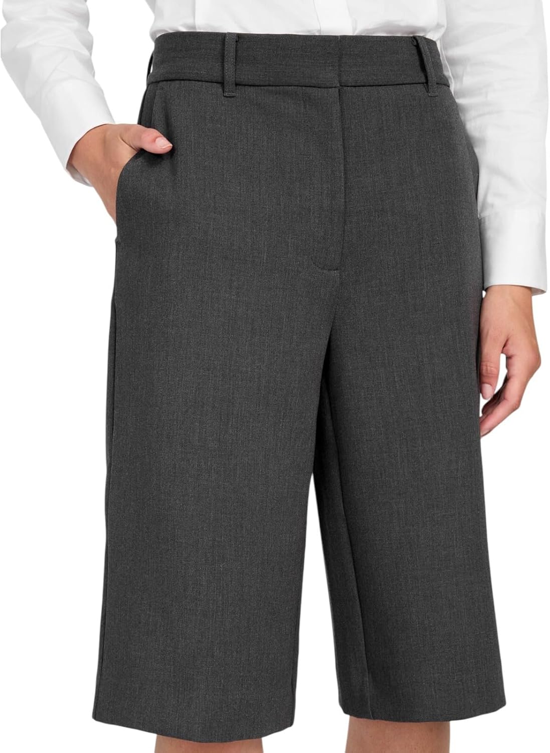 

GUESS Женские шорты Bermuda Eco Joandra City, Dark Grey Melange