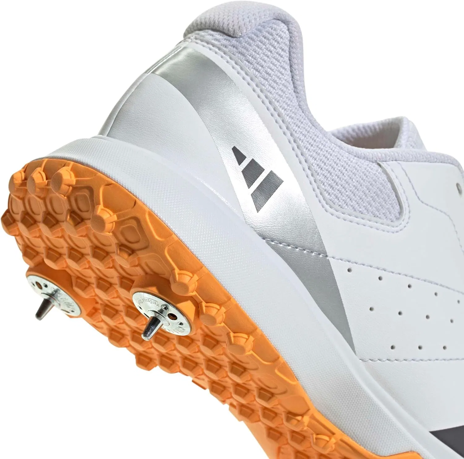 Мужские кроссовки Adidas Howzat Spike, Ftwr White Aurora Onix Lucid Tangerine — фото 4
